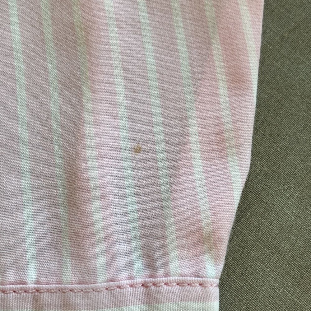 Seidensticker Womens Size 8 Pink Striped Button Front Shirt Size 42 - Picture 14 of 14